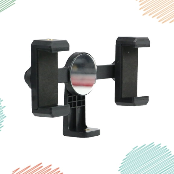 GOOHOCHY Black Plastic Cell Phone Clip for Daily Use with Two Racks 7339274
