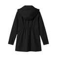 thumbnail image 5 of Nugftut Rain Jackets for Women Hooded Pockets Full ZipWaterproof Windbreaker Lightweight Rain Jackets,M, 5 of 8