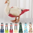 thumbnail image 3 of Sarkoyar Goose Diaper Lovely Adjustable Linkhole Fabric Bow Knot Goose Duck Diaper for Poultry, 3 of 10