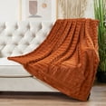 thumbnail image 2 of Home Soft Things Super Soft Decorative Throw Blanket - Umber - 50" x 60", 2 of 7