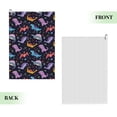 thumbnail image 2 of Lsque Cartoon Dinosaur Premium Golf Towel - Ultra Absorbent and Quick Drying Microfiber Towel with Carabiner - Gift for Men -24" X 16", 2 of 8
