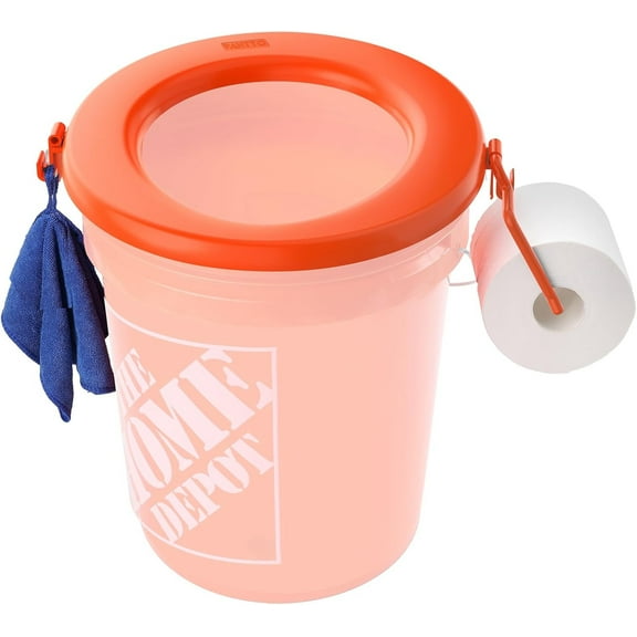 Bucket Toilet Seat, Portable Toilet Seat for  Buckets, Camping Toilet Seat, Snap-on Toilet Seat for Outdoor, Camping, Hiking, Emergency, Car, Boat, RV Travel