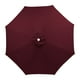 thumbnail image 5 of Fiudx Tela Impermeable Sombrilla de Exterior, Funda de Repuesto de Poliéster Resistente, Ranuras Reforzadas Sombrilla de Jardín, Ideal para Terraza y Playa, 21 Colores, 7 Tamaños., 5 of 5