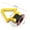 gold, variant on sailesiti ABS Material Car Trailer Towing Hooks for Stylish and Sporty Car Decoration