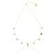 thumbnail image 1 of Collar dorado mujer CYRA con dijes circonia colores, 1 of 3