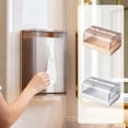 thumbnail image 1 of Fufafayo 2Pcs Rectangular Plastic Tissue Box Cover Holder For Facial Tissues, Bathroom Kitchen Vanity Organizer, Decorative Storage Box For Living Room Desk And Countertop, 1 of 9