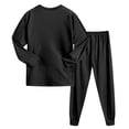 thumbnail image 5 of KPOPLK Girls Pajama Set Long Sleeve Top Long Pants Pajamas Kids Halloween Cute Pattern Pj Sets Sleepwear for 2-8Y,Size 7-8 Years, 5 of 9