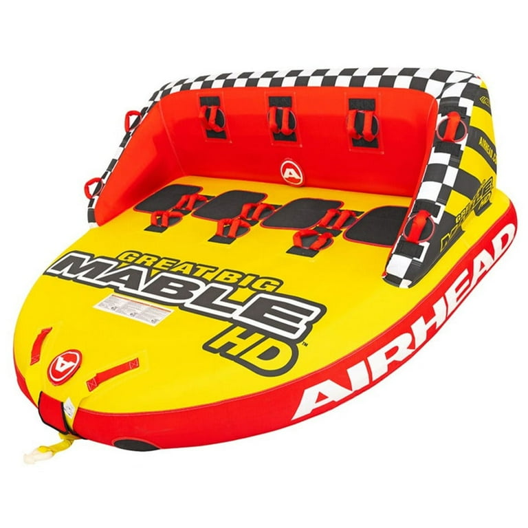 Airhead Great Big Mable HD, 4 Rider, Towable Water Sports Airhead Great Big Mable HD, 4 Rider, Towable Water Sports