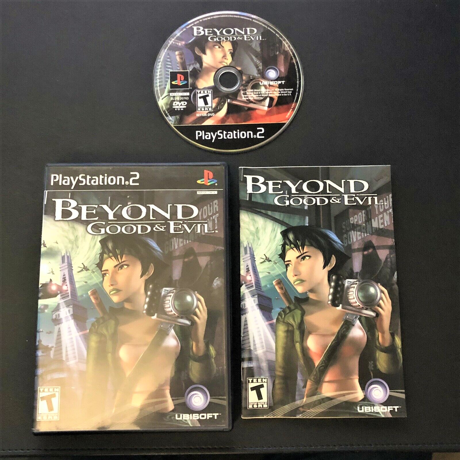 Jeu PS2 Beyond Good & Evil - Très Bon État, Boîte Et Notice Incluses