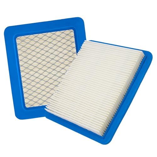 491588 Air Filter Lawn Mower Replacement, Compatible with Toro, Flat Air Cleaner Cartridge, 2 Packs