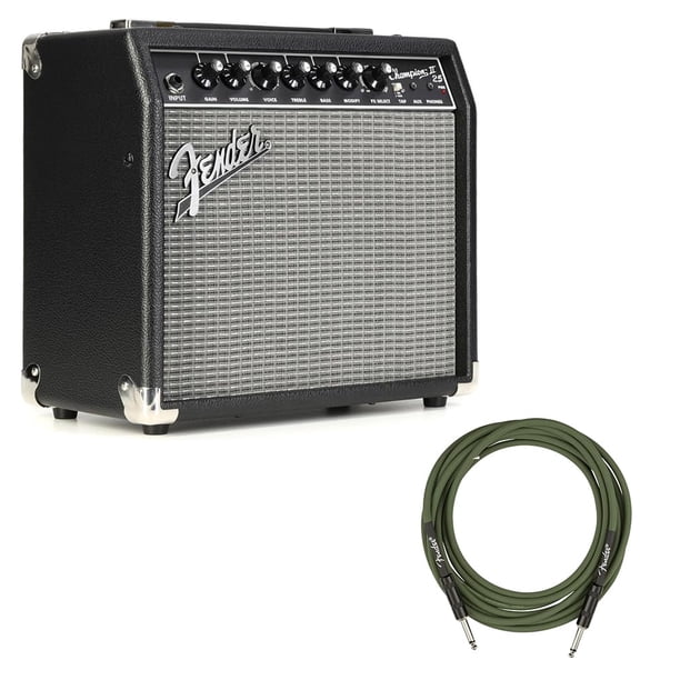 Amplificador de guitarra Fender Champion II 25 W con cable Joe Strummer
