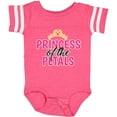 thumbnail image 3 of Inktastic Princess of the Petals with Crown Girls Baby Bodysuit, 3 of 5