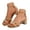 Gold, variant on Heels for Women Block Chunky Platform Sandals Square Open Toe Wedding Dress Pump Shoes