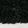 thumbnail image 5 of SAFAVIEH Glen Solid Plush Shag Area Rug, Black, 6' x 6' Round, 5 of 7