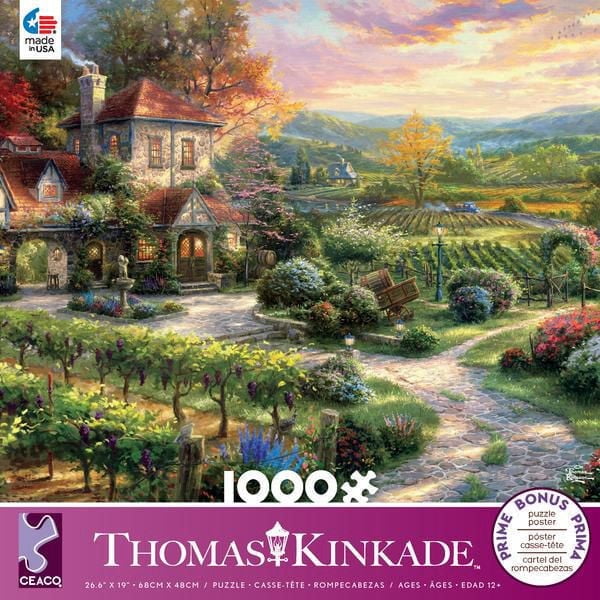 Ceaco – Thomas Kinkade: Wine Country Puzzle (1000 pc)