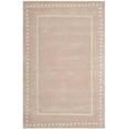 thumbnail image 2 of SAFAVIEH Bella Danita Plain Dotted Bordered Wool Area Rug, Light Pink/Ivory, 4' x 6', 2 of 11