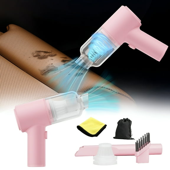 LAMIRO Car Vacuum Wet and Dry Handheld Car Vacuum Cleaner Powerful Suction Hand Vac Hand Held Vacuum Cleaner for Car Home Office