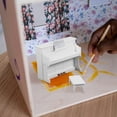 thumbnail image 4 of 1 set de piano en miniatura con puntaje de música de taburetes mini instrumento modelo de muñeca decoración de la casa de muñecas, 4 of 8