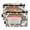 Cartoon Cars Indicator Roadsign, variant on 2 Pack Pencil Pouch for 3 Ring Binder Smooth Zipper Folders with Pockets Clear Window Pencil Case Dog Bone