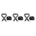 thumbnail image 3 of kurtrusly Replacement Purse Strap Durable And Exquisite Craft Direct Replacement Strap Replacement Adjustable Grey 3Set, 3 of 6