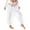 White, variant on Zaldita Women's Belly Dance Harem Pants Shiny Sequin Tassel Trouser Arabic Performance Loose Pants White One Size