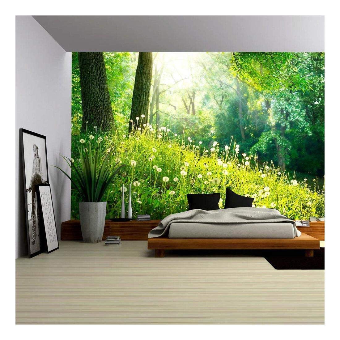 Plants Forest Trees Green Nature Wall Mural Photo Wallpaper GIANT WALL DECOR