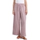 thumbnail image 1 of Pantalones de rayas de tiro alto y pierna ancha de algodón sueltos para mujer INSPIRE CHIC M Rosa, 1 of 6