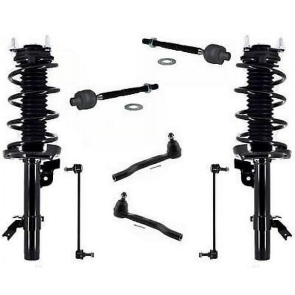 Front Complete Struts Assembly Links Tie Rods Fits 2016-2020 Honda Pilot