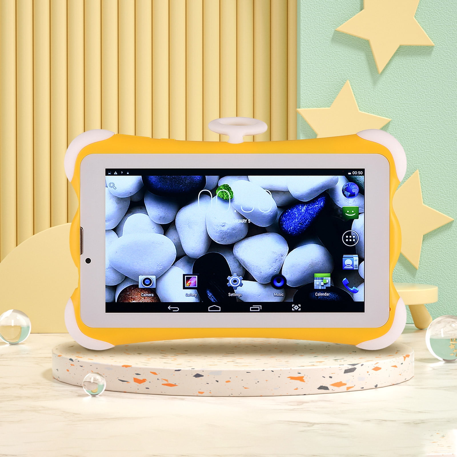 Skegnu 7-inch Children's Tablet Computer Android Tablets Children's Early Education Learning Machine Parent-child Gift Machine Christmas Gift Support For SIM Card Call Gifts for Family 50% Off Clear!