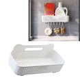 thumbnail image 3 of Panier de Rangement Mural, Structure Rectangulaire Robuste Gain de Place Étagère Murale Stable pour Douche pour Cuisine, 3 of 7