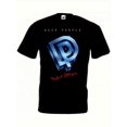 thumbnail image 2 of Men's Deep Purple Rock Band Graphic T-Shirt - Glowing 'DEEP PURPLE' Tee, Black Cotton Shirt with Crew Neck, Regular Fit Short Slee-SVNML282, 2 of 4
