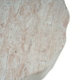 thumbnail image 6 of Christopher Knight Home Elegant 15" Outdoor Lightweight Concrete Round Side Table, Travertine Finish, 6 of 9