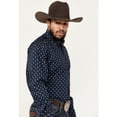 thumbnail image 2 of Cinch Men's Navy Circle Print Button Down Shirt MTW1105695, 2 of 4