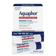 Aquaphor Healing Ointment Advanced Therapy Skin Protectant, 0.35 Oz, 2 Pack