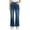 Dark Blue, variant on PBFRDSJ Women's Stretch Straight Denim Pants High Waisted Wide Leg Boyfriend Jeans Soft Casual Tummy Control Trousers with Pockets