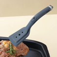 thumbnail image 1 of Pinzas de cocina, pinzas de silicona para barbacoa, herramienta de cocina, pinza antideslizante para carne frita, agarre y pinzas giratorias para asar Gris oscuro, 1 of 10