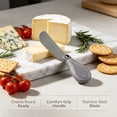 thumbnail image 5 of Stainless Steel Butter and Cheese Spreader Knife, Butter Knife, Butter Spreader, Cheese Spreader Knives, Ergonomic Comfort‑Grip Mini Serving Utensil, Smooth Wide‑Blade Kitchen Gadget 1Pcs, 5 of 7
