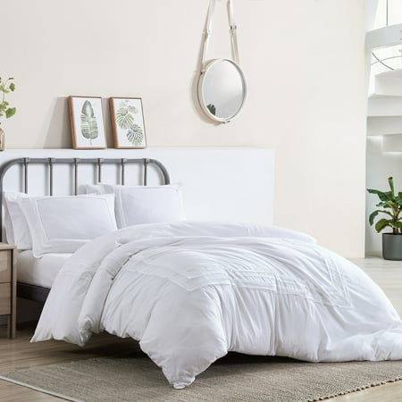 King Nova Duvet Cover Set White - Azalea Skye
