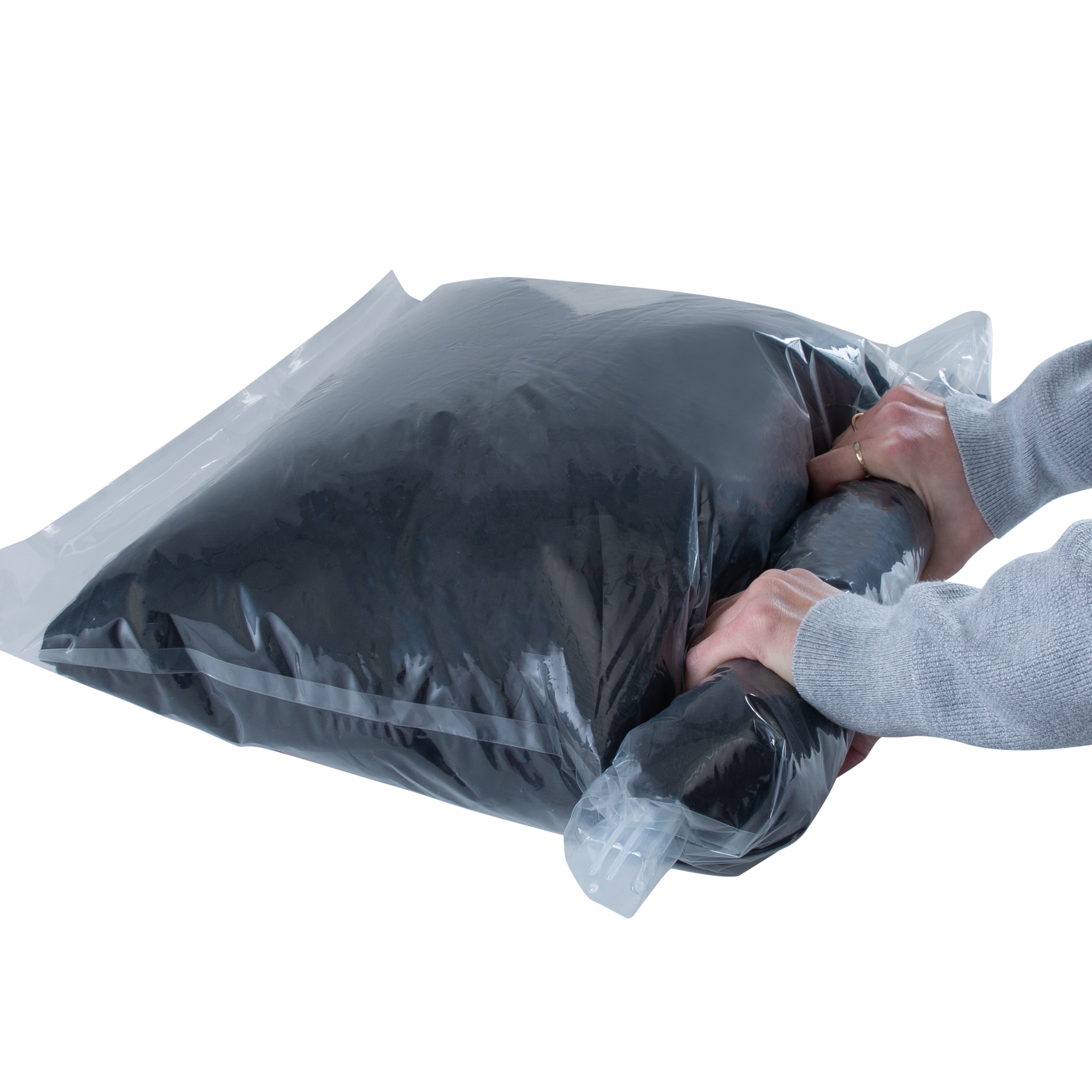 G-Force Deluxe 8 Piece Roll & Pack Compression Bags in Clear