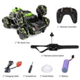 thumbnail image 2 of Carro de control remoto RC Stunt Car para niños 2.4GHz 4WD Control remoto Stunt Car 2 Modo de control Vehículos giratorios de doble cara 360 ° con luz de música en aerosol Romacci Carro de control remoto, 2 of 7
