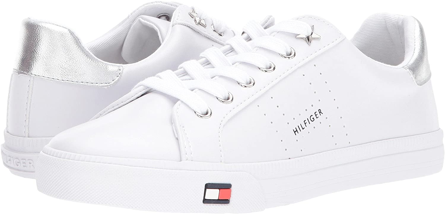 tommy hilfiger silver shoes