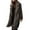 Dark Gray, variant on Sakmal Women's Barn Jacket Brown Fleece Plus Size Jacket Streetwear Women Fall Clothes S