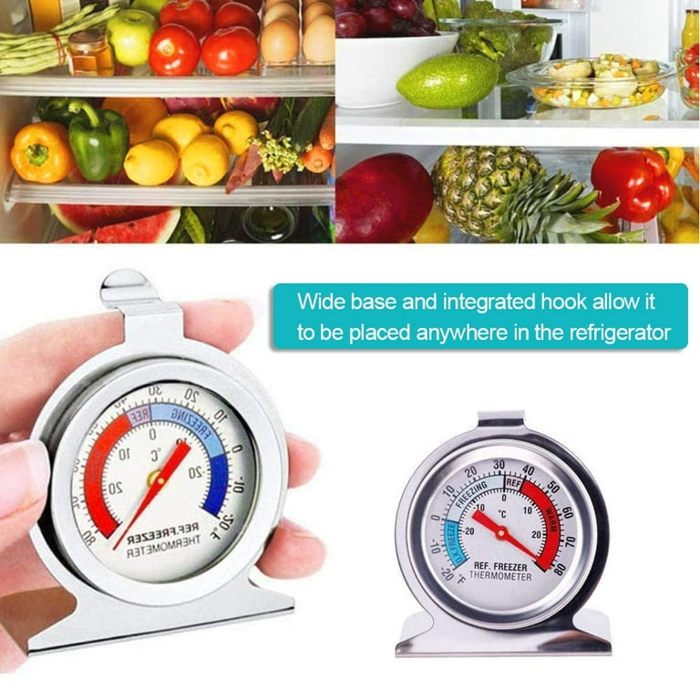 4pack Refrigerator Freezer Thermometer Classic Series Large Dial