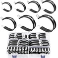 thumbnail image 1 of Kit surtido de abrazaderas para cables LAZIRO 304 de acero inoxidable 56 piezas, 1 of 6