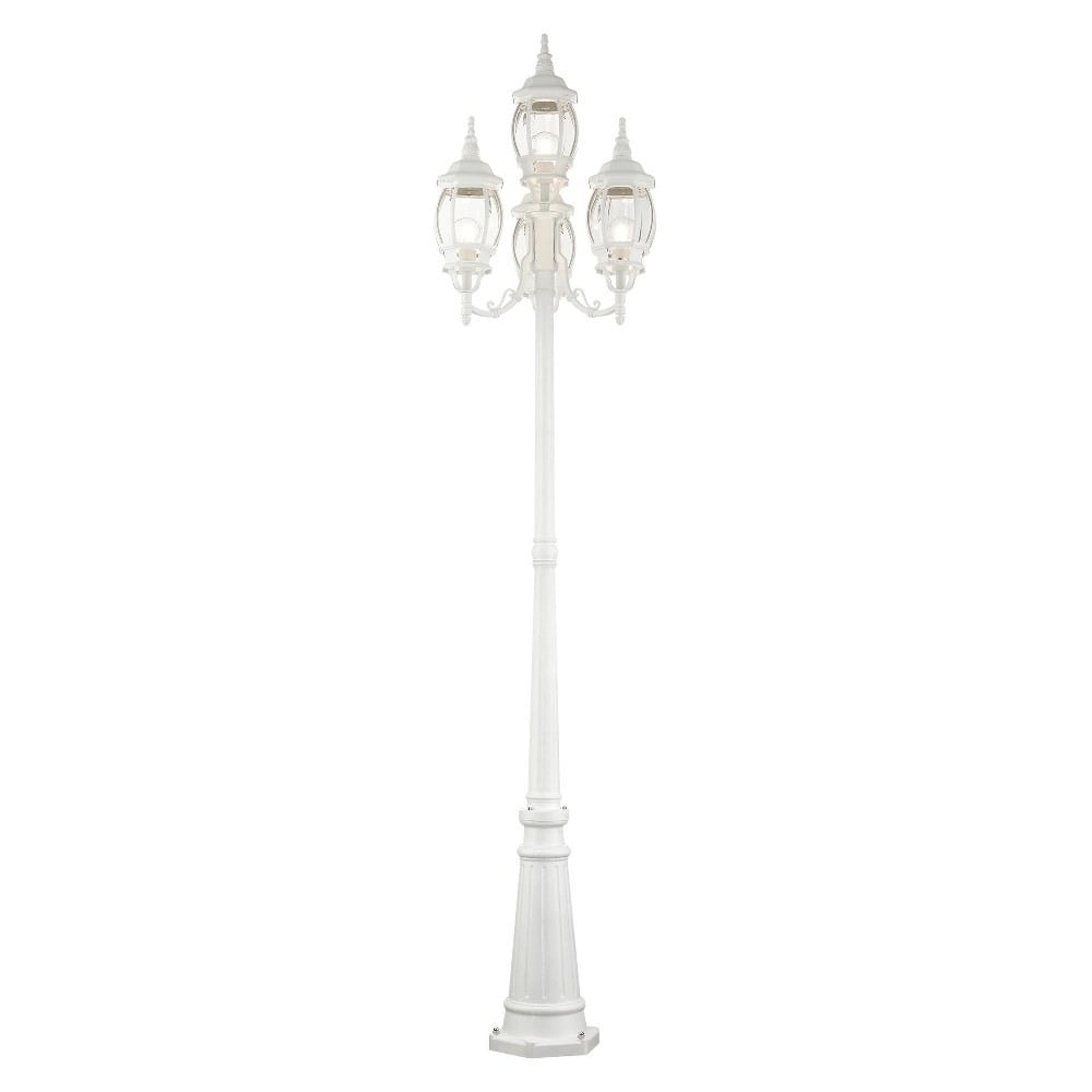 Livex Lighting - Frontec - 4 Light Outdoor Post Light in Style - 24 Inches wide