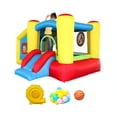 thumbnail image 1 of Casa hinchable WELLFUNTIME con ventilador para niños, 1 of 7