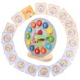 thumbnail image 1 of Kids Clock Learning Toy Kids Number Cognitive Toy Kids Clock Toy Educational Toy, 1 of 5