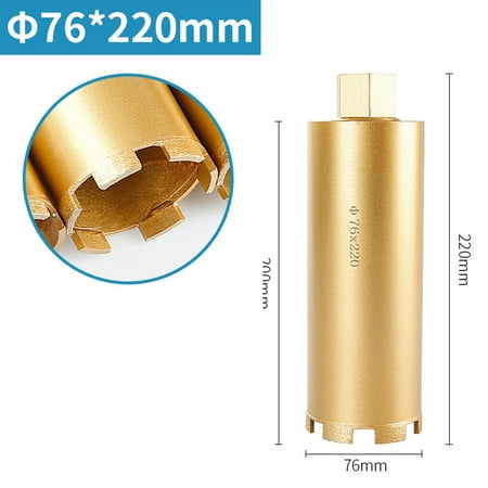 

220Mm Wet Diamond Core Bit 20-83Mm Drill Bit Reinforced Concrete Drilling Hole