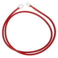 thumbnail image 1 of Unique Bargains 1 Pc Cable Inversor de Batería 10 AWG Gauge 3FT 3/8" Lug 5/16" Lug Cable de Batería Universal para Automóvil Vehículo Barco RV Solar Cobre Estañado Rojo, 1 of 7