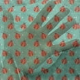 thumbnail image 3 of Modern Tulle Curtains with Rod Pocket, Ladybugs with Little Star Motifs Spring Nature Pattern on Blue Background, Sheer Drape for Wedding Party 2 Panels, 7 Sizes, Teal Red Black, by Ambesonne, 3 of 3